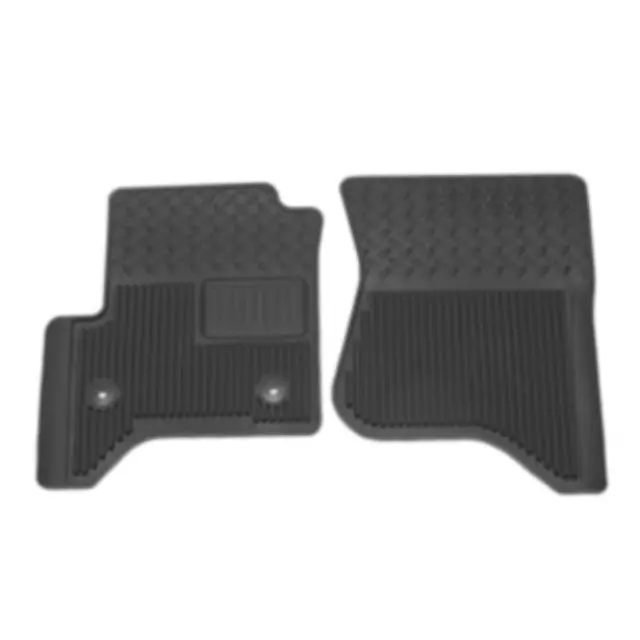 19302937 - Interior: Floor Mats, All-Weather, Front for Chevrolet: Silverado 1500, Silverado 1500 LD, Silverado 2500 HD, Silverado 3500 HD | GMC: Sierra 1500, Sierra 1500 Limited, Sierra 2500 HD, Sierra 3500 HD Image