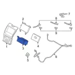 MT4Z18C869C - Body: Receiver for Ford: Edge Image