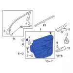 KT4Z5827411CL - Body: Door Trim Panel for Ford Image