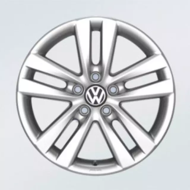 3C9071497666 - Wheels: Alloy Wheel, Arigos, Brilliant Silver for Volkswagen: Eos, Passat Image