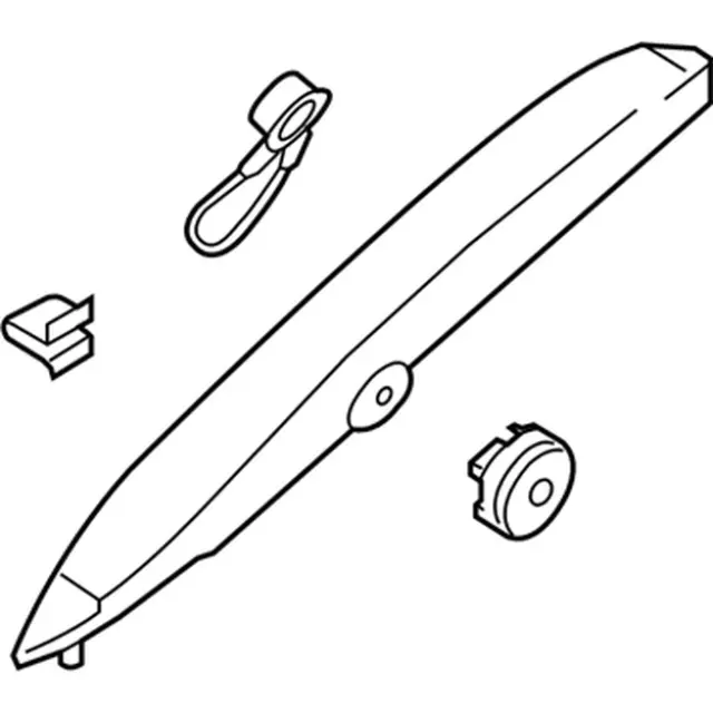 KR3Z6303599AA - : Body A-Pillar Trim Panel for Ford Image