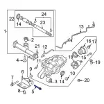 W500590S439 - : Differential Carrier Mount Bolt for Ford: Bronco, Ranger Image