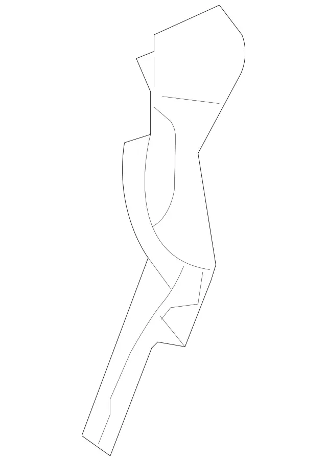 1716900101 - Body: Drip Channel for Mercedes-Benz Image