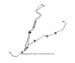 84966045 - : Brake Pressure Modulator Valve Master Cylinder Reservoir Front Pipe for GM Image