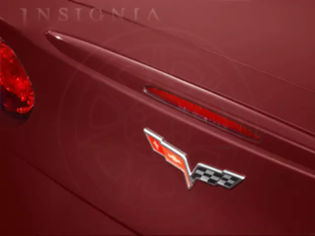19166223 - Exterior: Spoiler - C6 Design - Crystal Red (89U) for Chevrolet: Corvette Image