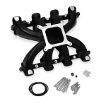 300132BK - : Holley Single Plane Intake - GM LS1/LS2/LS6 - Black for Holley Image
