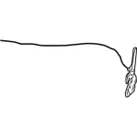 YC3Z78624A54AA - Body: Release Cable for Ford: Excursion Image