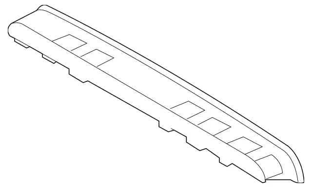 2198200156 - Electrical System: Additional Brake Lamp for Mercedes-Benz: CLS500, CLS55 AMG, CLS550, CLS63 AMG Image image