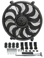 16217 - : 17" High Output Single RAD Pusher/Puller Fan with Premium Mount Kit for Derale Image