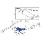 LX6Z5E212C - : Catalytic Converter for Ford: Escape | Lincoln: Corsair Image
