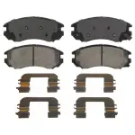 ZD1408 - : QuickStop Front Disc Brake Pad Set Ceramic for WAGNER BRAKE Image