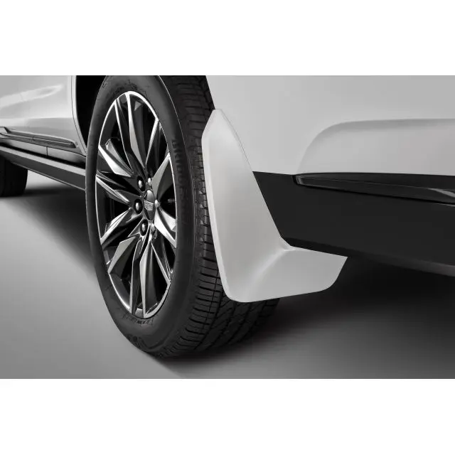 86517293 - Exterior: Rear Splash Guards - Crystal White Tri-Coat for Cadillac: Escalade, Escalade ESV Image