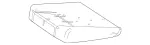 2479301800 - Folding Seat: Padding, Cushion for Mercedes-Benz: EQB 250+, EQB 300, EQB 350, GLB250, GLB35 AMG Image
