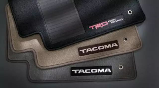 PT2063510215 - : Tacoma Dcab Floor Mats Dark Charcoal for Toyota Image