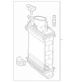 2760900214 - Radiator: Charge Air Cooler for Mercedes-Benz Image