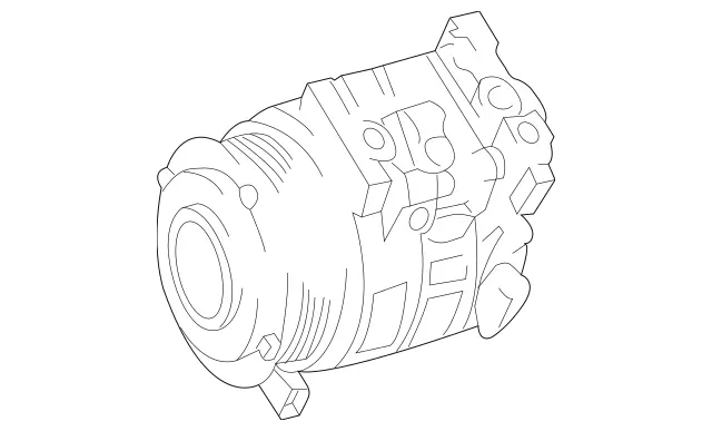 1230161187 - : Remanufactured Refrigerant Compressor for Mercedes-Benz Image