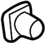 799160W000 - : Upper Quarter Trim Hook for INFINITI: QX4 Image