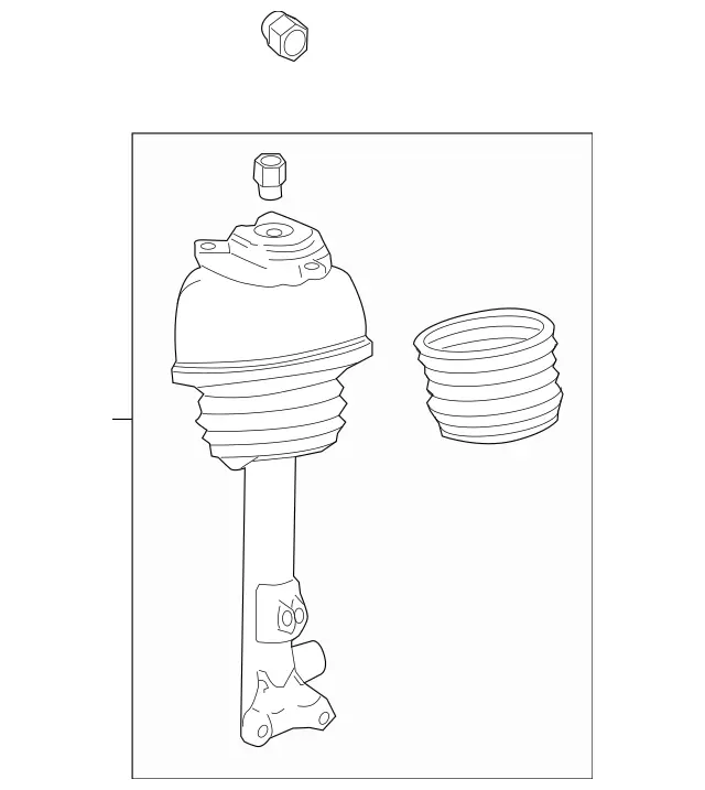 2123203138 - : Air Spring Strut for Mercedes-Benz Image
