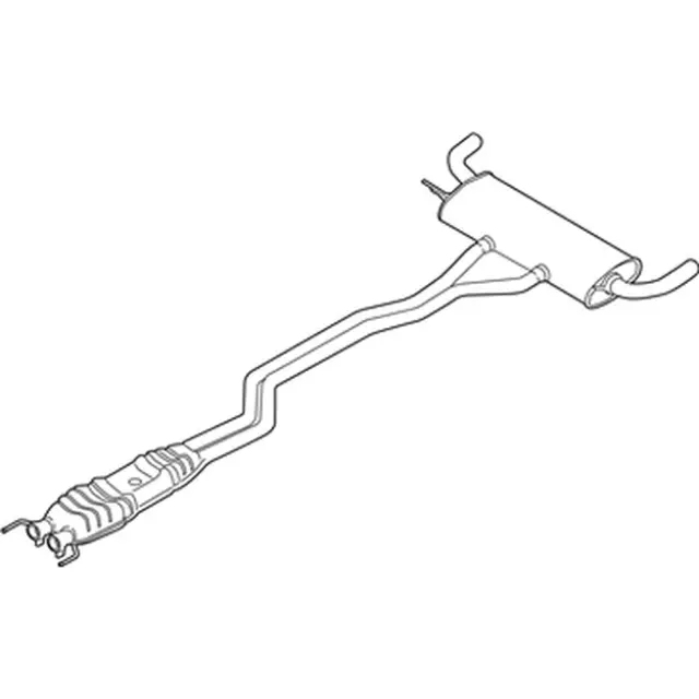 K2GZ5230R - : Muffler Assembly Rear for Ford Image