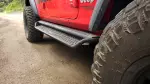 D14052T - : Dominator Xtreme D1 Side Steps with Rocker Panel Mounting Bracket Kit for Go Rhino Image