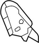 87331AC810 - Body: Seat Trim Panel for INFINITI: G35 Image