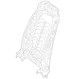 9101303 - Driver Seat: Backrest Frame for Mercedes-Benz: AMG GT 43, AMG GT 53, AMG GT 63, AMG GT 63 S, C350e, C400, C450 AMG, C63 AMG, CLS450, CLS53 AMG, E300, E350, E43 AMG, E53 AMG, E63 AMG S, G550, GLC300, GLC43 AMG, GLC63 AMG, GLC63 AMG S Image