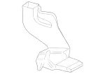 2208310946 - Heating and Ventilation: Duct for Mercedes-Benz: CL500, CL55 AMG, S430, S55 AMG Image