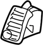 687615Y700 - Body: Vent Grille for Infiniti Image