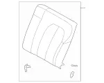 20892003308G70 - Body: Seat Back Assembly for Mercedes-Benz Image