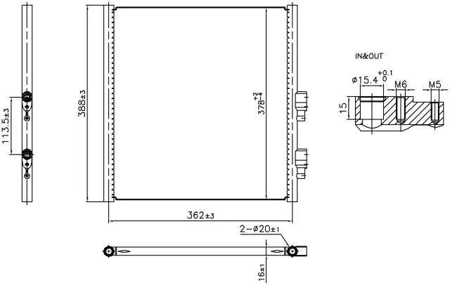 941308 - : Nissens A/C Condenser for NISSENS Image