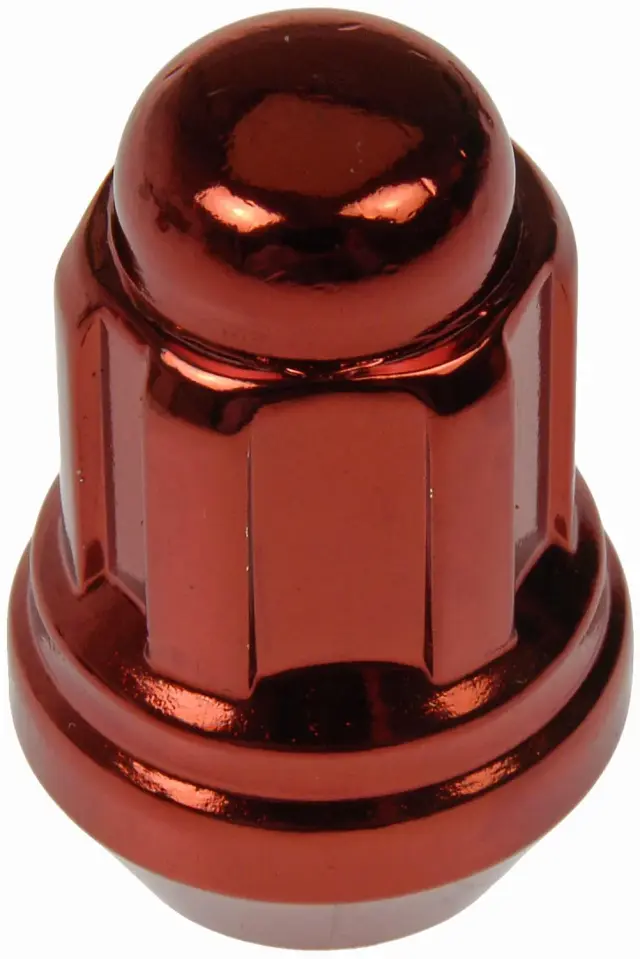 711335E - Wheels, Tires &amp; Parts: Red Acorn Nut Lock Set M12-1.50 for Dorman Image