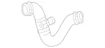1725012282 - : Upper Hose for Mercedes-Benz Image