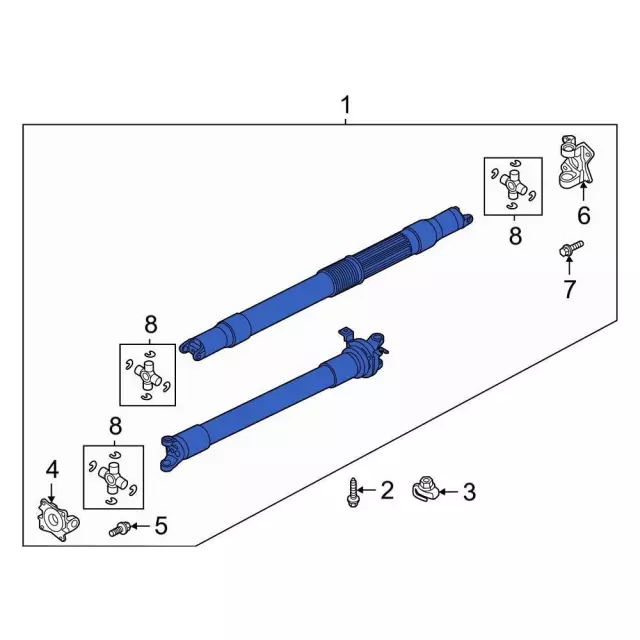ML3Z4602Y - : Drive Shaft for Ford: F-150 Image