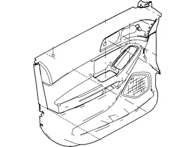 EB5Z7823942AA - Body: Door Trim Panel for Ford Image