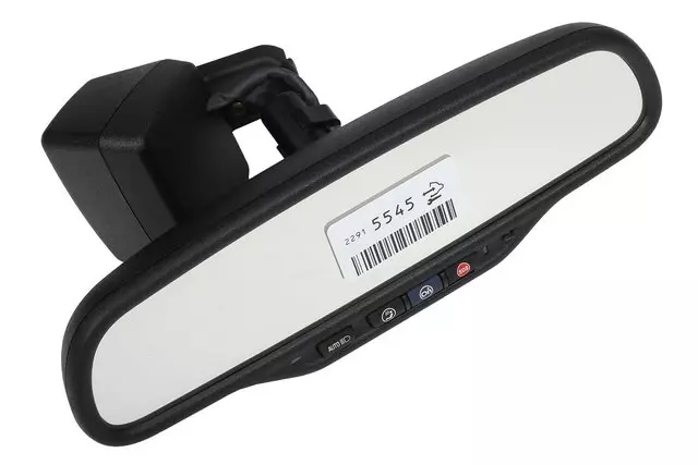 22915245 - Body: Interior Rear View Mirror for Cadillac: Escalade, Escalade ESV | Chevrolet: Silverado 1500, Silverado 2500 HD, Silverado 3500 HD, Suburban 1500, Suburban 2500, Tahoe | GMC: Sierra 1500, Sierra 2500 HD, Sierra 3500 HD, Yukon, Yukon XL 1500, Yukon XL 2500 Image