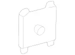 9970233 - Covering and Lining: Clamp for Mercedes-Benz: E320, E500, E55 AMG Image