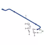 DG9Z5A772K - : Stabilizer Bar for Ford: Fusion, Police Responder Hybrid, SSV Plug-In Hybrid Image