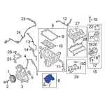 JL3Z6K040B - : Oil Pan for Ford: F-150 Image