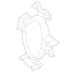 117888001064 - : Center Molding Reinforcement for Mercedes-Benz Image