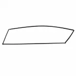 F2MY5442404A - Body: Reveal Molding for Ford: Crown Victoria | Mercury: Grand Marquis, Marauder Image