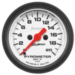 5745 - : GAUGE, PYROMETER (EGT), 2 1/16", 2000?F, DIGITAL STEPPER MOTOR, PHANTOM for AutoMeter Image