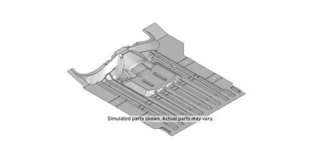 25830059 - Body: Center Floor Pan for Chevrolet: Express 1500, Express 2500, Express 3500 | GMC: Savana 1500, Savana 2500, Savana 3500 Image