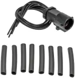 645101 - : 6 Wire Pigtail - Watertight Round Female Connector With Male Terminals for Dorman Image