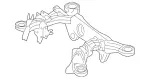 2213500508 - Rear Axle: Rear Axle Carrier for Mercedes-Benz Image