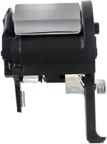 81712 - : Interior Door Handle - Rear Right - Chrome Lever+Black Housing for Dorman Image