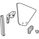 AR3Z7629710A - Body: Quarter Glass for Ford: Mustang Image