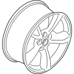 JR3Z1007D - Suspension: Wheel, Alloy for Ford Image