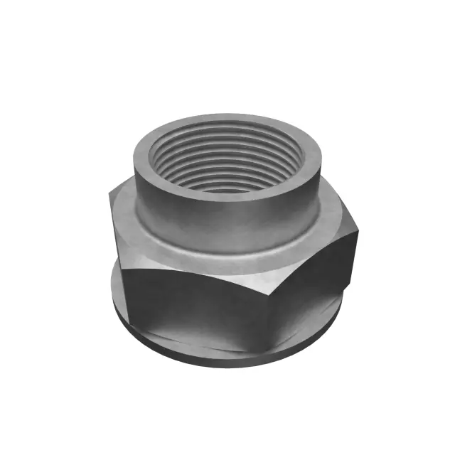 6509729AA - Front Suspension: Hex Flange Lock Nut for Mopar Image image