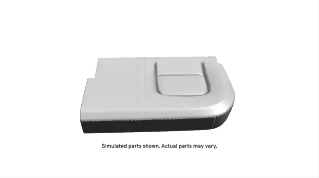 Jet Black Rear Driver Side Seat Cushion Cover - GM (84011193)