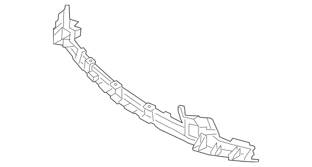2388856000 - Attachment Parts: Basic Carrier, Bumper for Mercedes-Benz: E400, E450, E53 AMG Image image